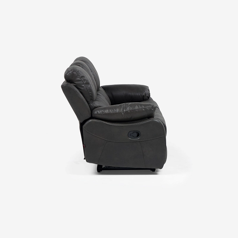 SOFÁ ROSEN ORSON 3 CUERPOS GRIS RECLINABLE MANUAL STONE - 6
