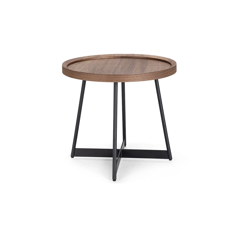 MESA LATERAL ROSEN LIBERTY 50 X 50 CM NOGAL - 1