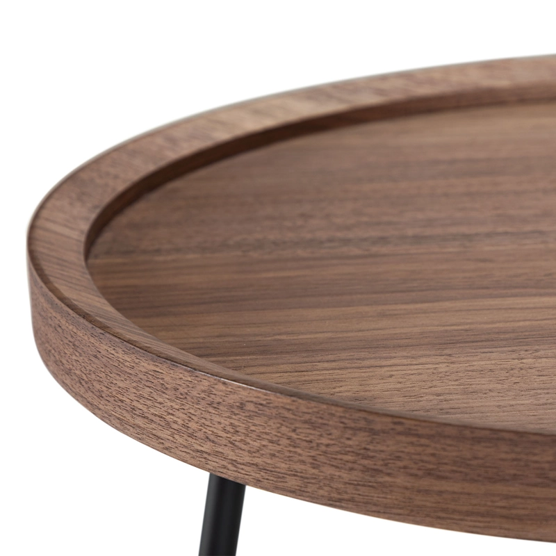 MESA LATERAL ROSEN LIBERTY 50 X 50 CM NOGAL - 3