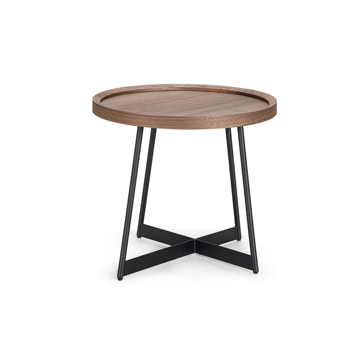 MESA LATERAL ROSEN LIBERTY 50 X 50 CM NOGAL - 6
