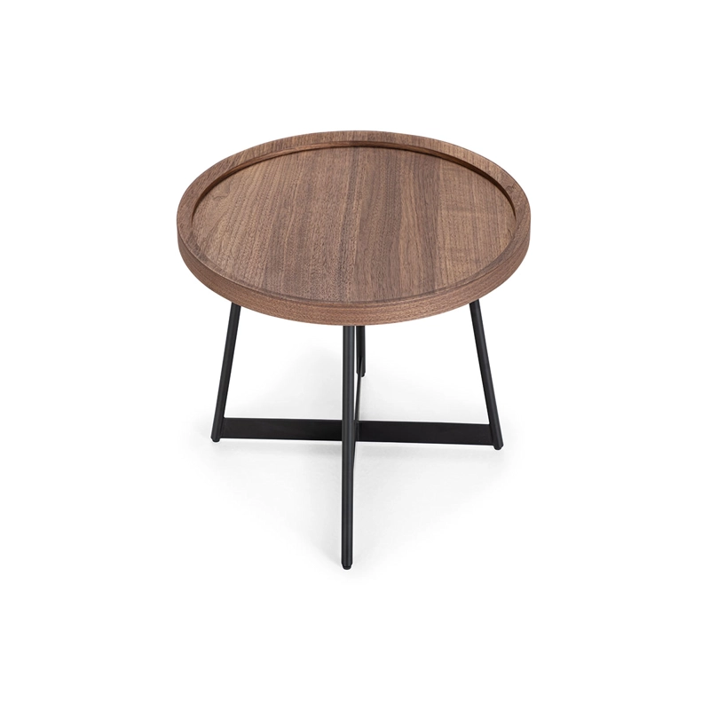 MESA LATERAL ROSEN LIBERTY 50 X 50 CM NOGAL - 7