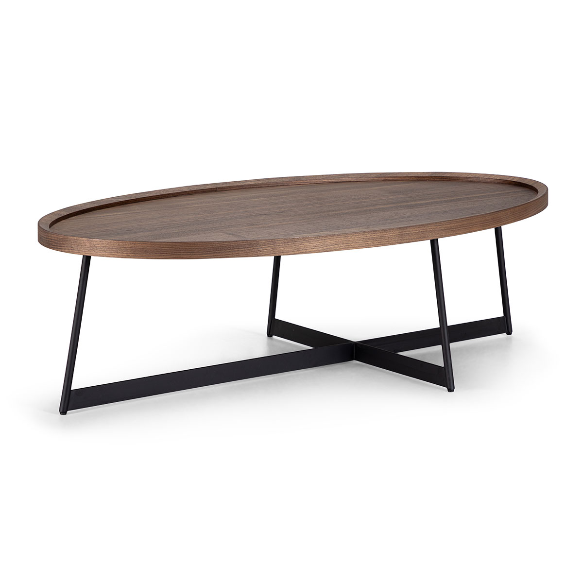 MESA DE CENTRO ROSEN LIBERTY 120 X 70 CM NOGAL - 1