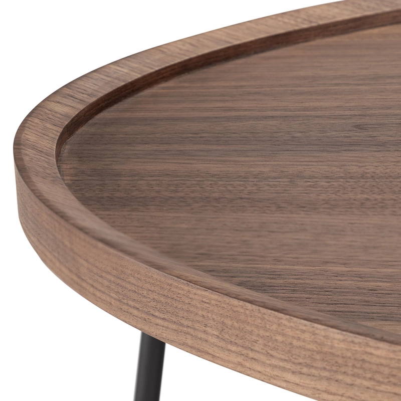 MESA DE CENTRO ROSEN LIBERTY 120 X 70 CM NOGAL - 6