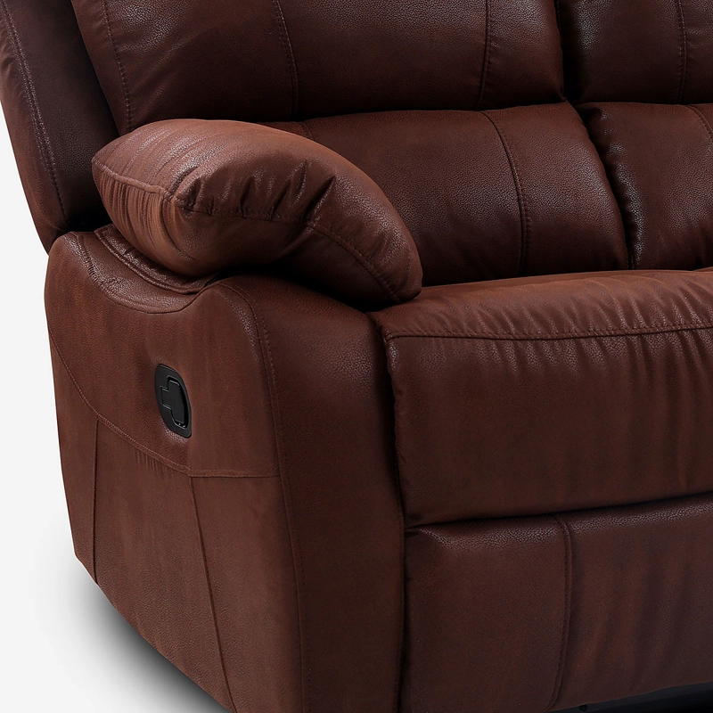 SOFÁ ROSEN ORSON 3 CUERPOS BRANDY RECLINABLE MANUAL - 6
