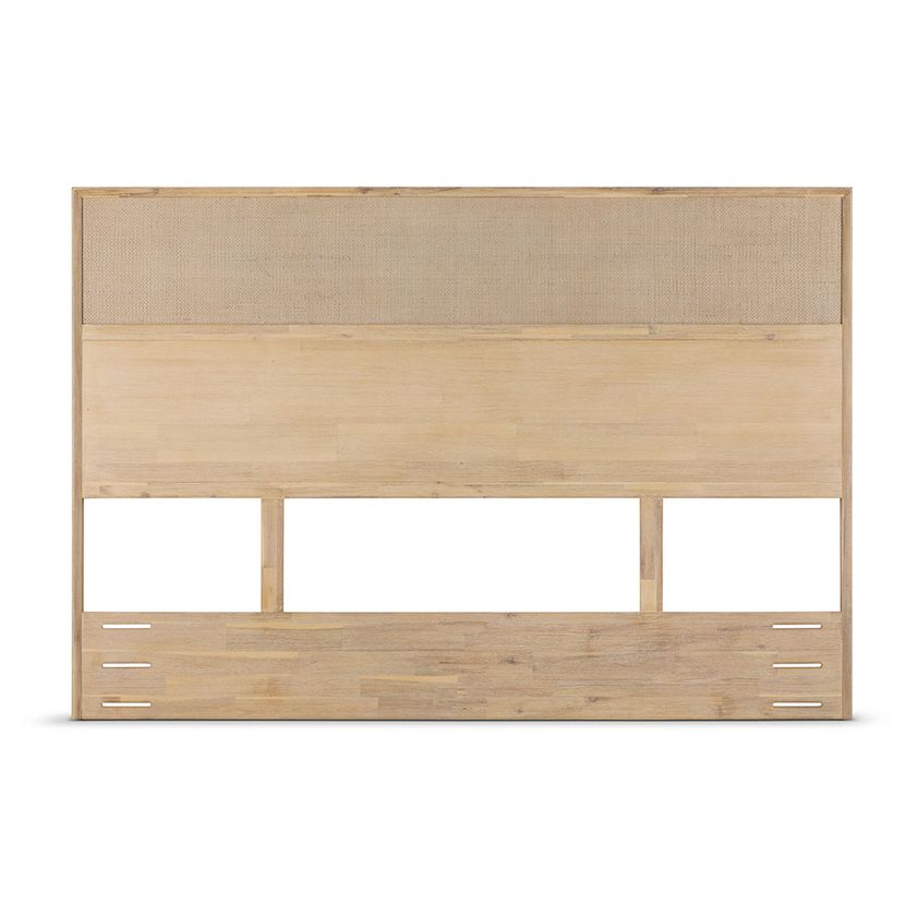 RESPALDO ROSEN HALSEY RATTÁN KING MADERA CAFÉ - 1