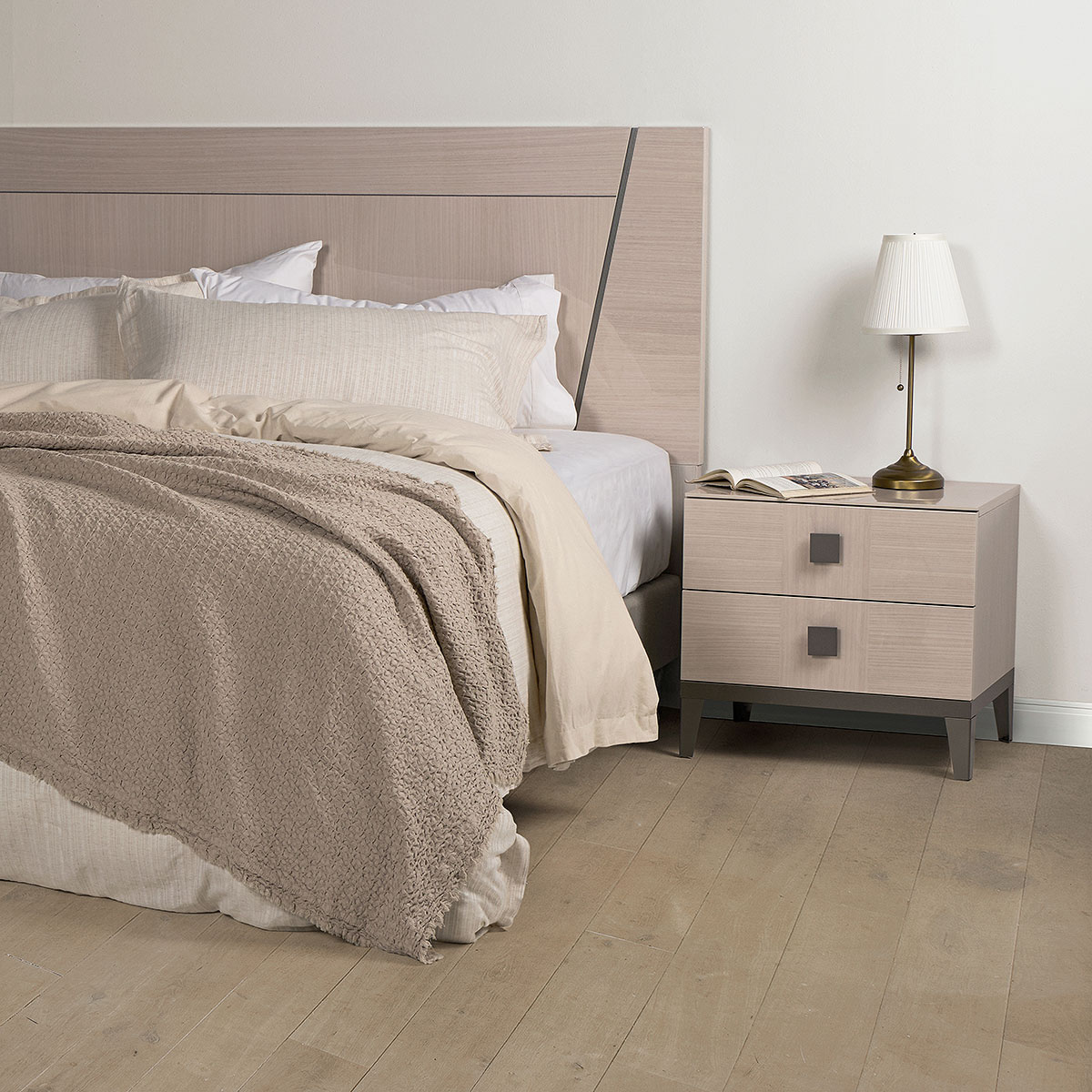 RESPALDO ROSEN MONT KING MADERA BLANCO - 6
