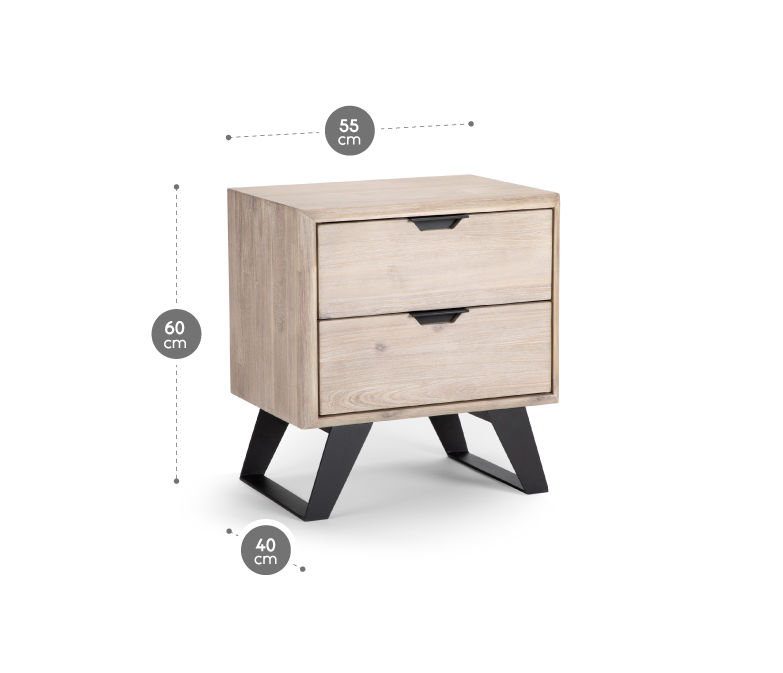 VELADOR CULVER MADERA BEIGE - 2
