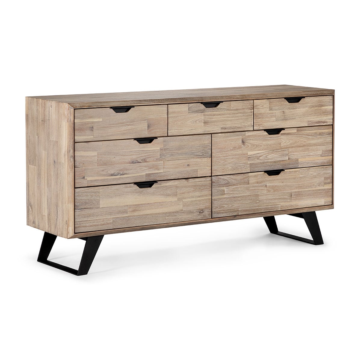 CÓMODA ROSEN MADERA PINO CAFÉ CULVER - 1