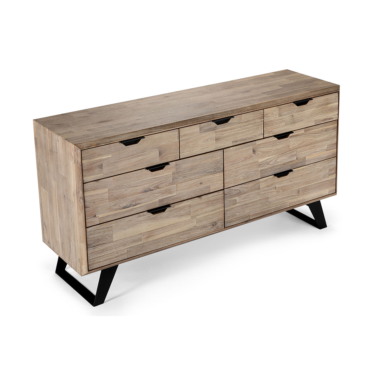 CÓMODA ROSEN MADERA PINO CAFÉ CULVER - 5