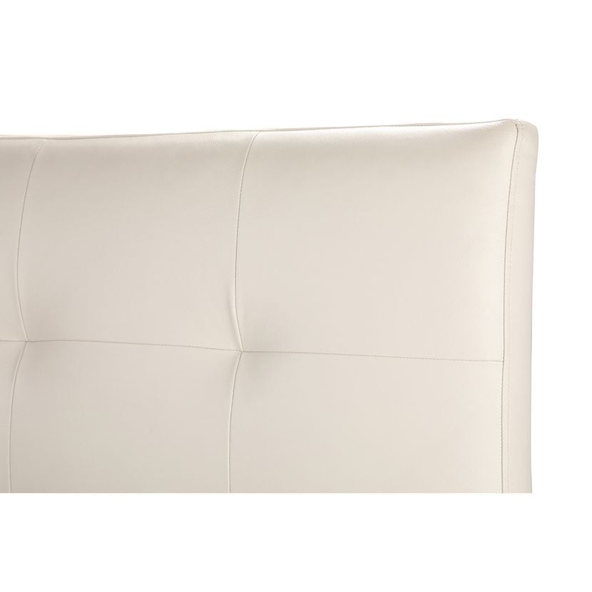 RESPALDO ROSEN NEW OLIVER ICE 1.5 PLAZAS MADERA CUERO BEIGE - 2