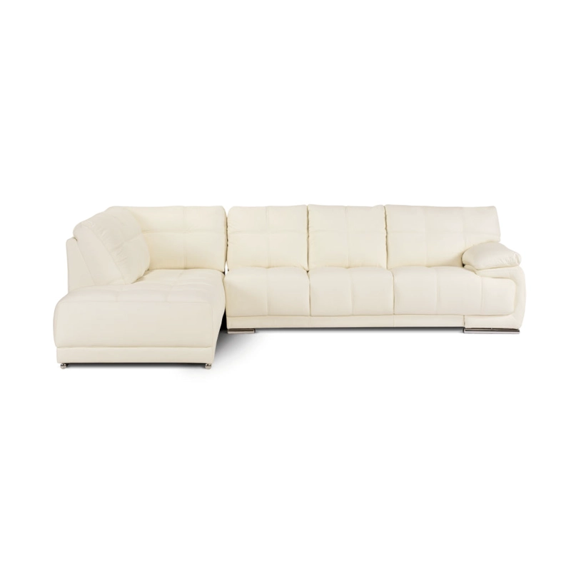SOFA SECCIONAL ROSEN 6974 IZQUIERDO CUERO BLANCO - 3