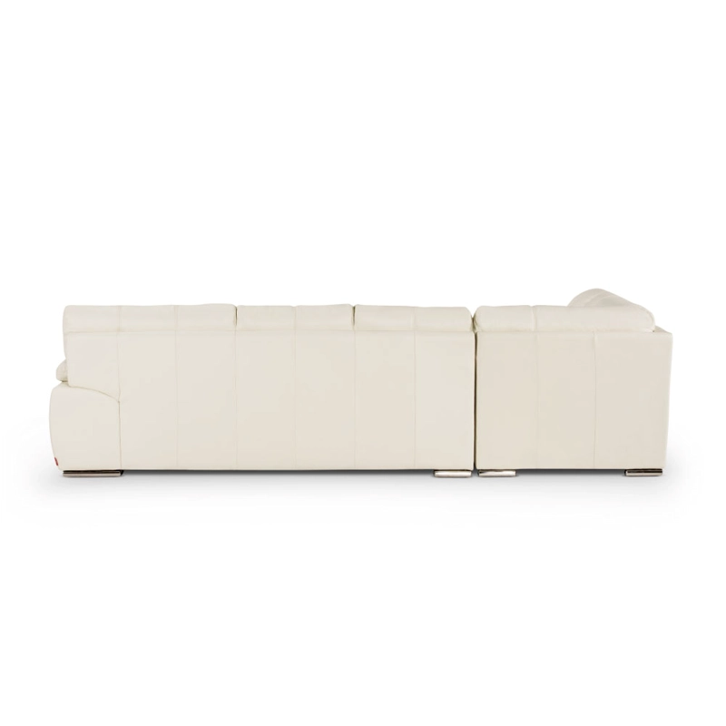 SOFA SECCIONAL ROSEN 6974 IZQUIERDO CUERO BLANCO - 4