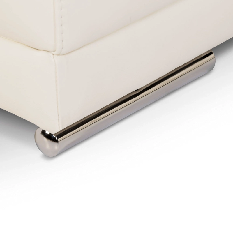 SOFA SECCIONAL ROSEN 6974 IZQUIERDO CUERO BLANCO - 7