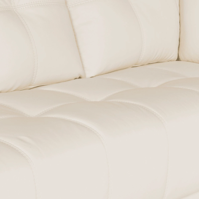 SOFA SECCIONAL ROSEN 6974 IZQUIERDO CUERO BLANCO - 8
