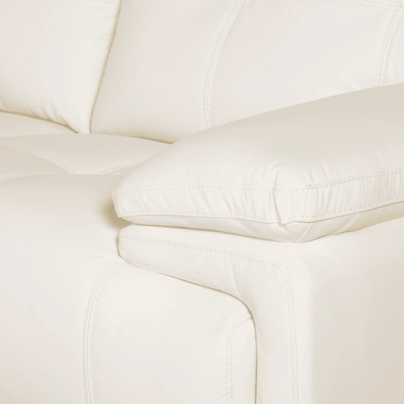 SOFA SECCIONAL ROSEN 6974 IZQUIERDO CUERO BLANCO - 9