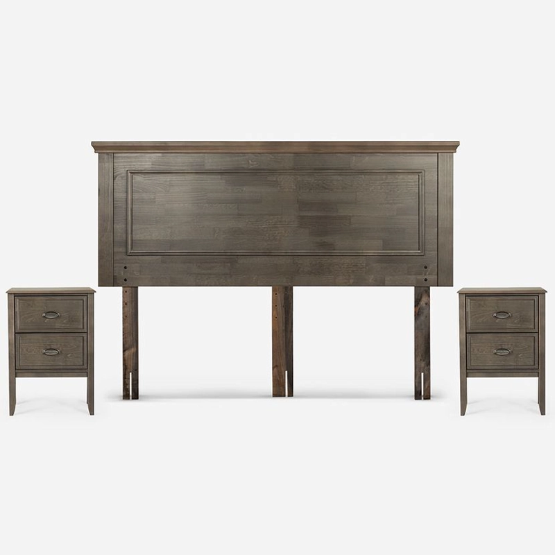 CAMA EUROPEA ROSEN CLASSIQUE+ 2 PLAZAS + MUEBLES ANNA - 7