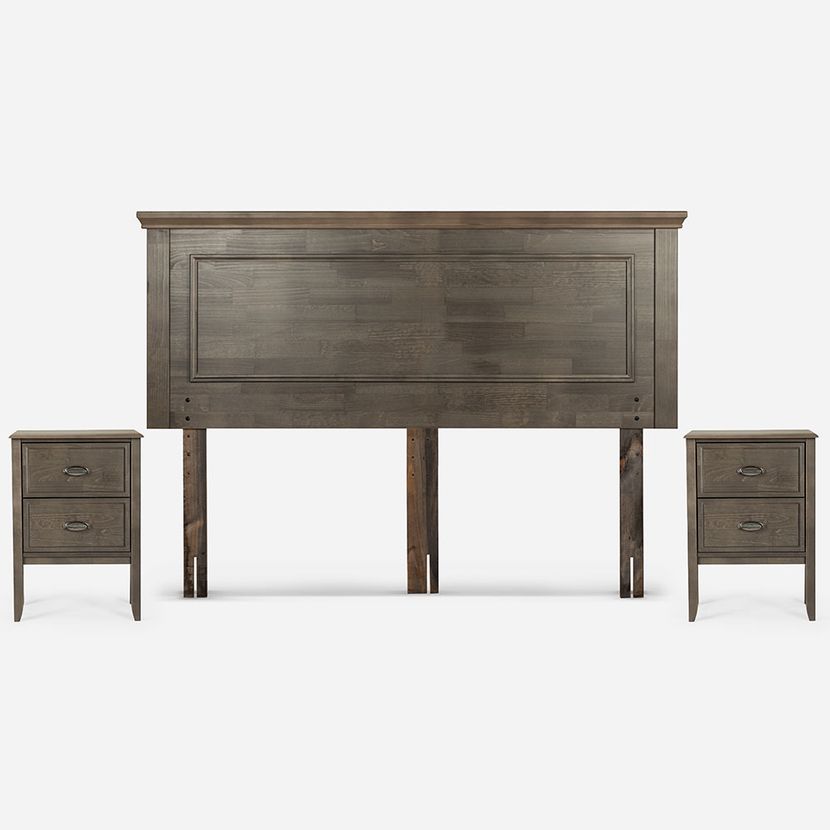 CAMA EUROPEA ROSEN CLASSIQUE+ 2 PLAZAS + MUEBLES ANNA - 7
