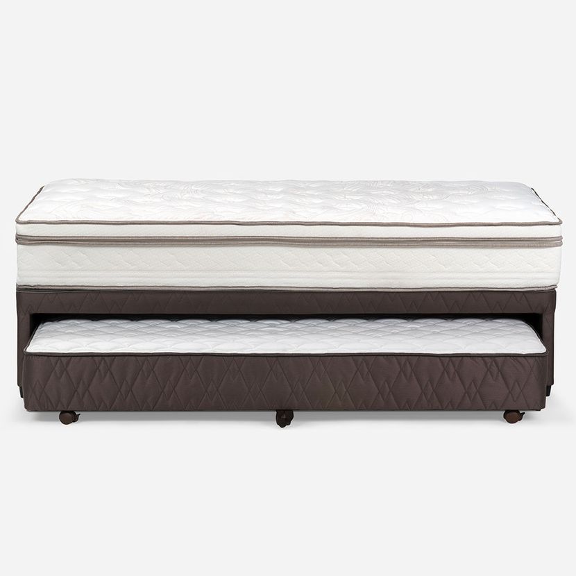 DIVÁN ROSEN CAMA CLASSIQUE MADERA BLANCO + 1.5 PLAZAS 105 X 200 CM - 5