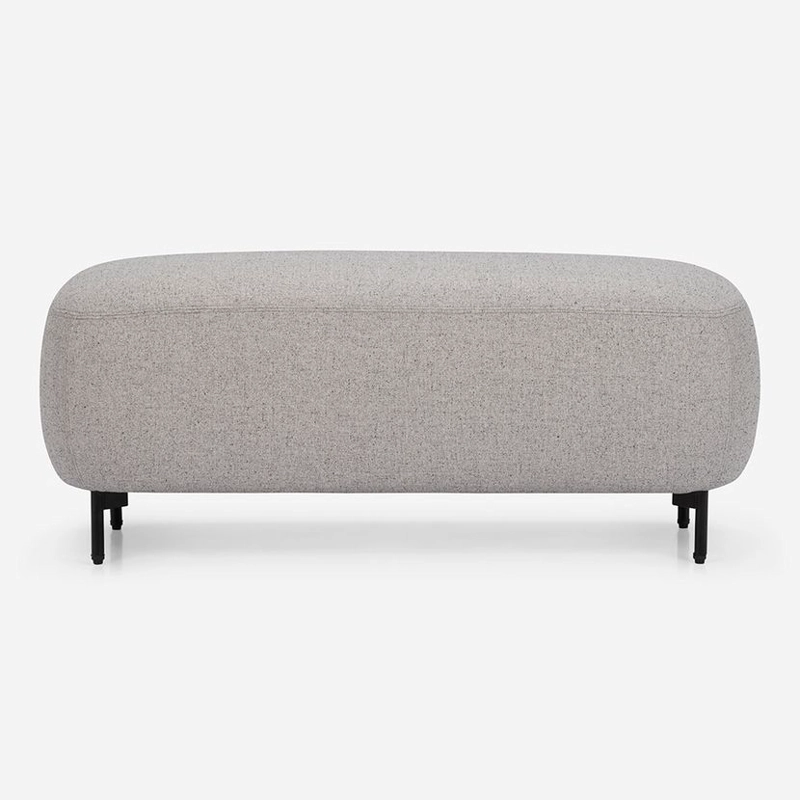 POUF ROSEN GRAND LARGE TELA CENIZA - 3