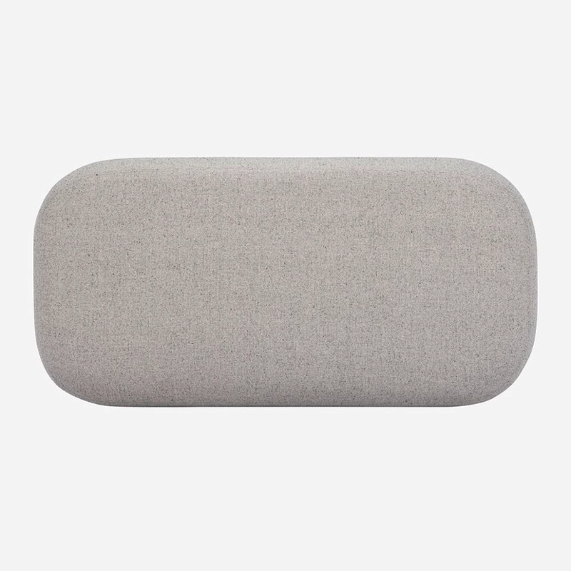 POUF ROSEN GRAND LARGE TELA CENIZA - 4