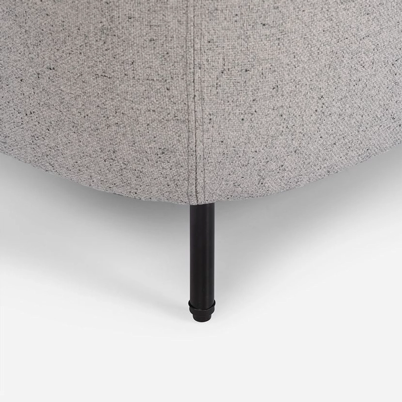 POUF ROSEN GRAND LARGE TELA CENIZA - 6