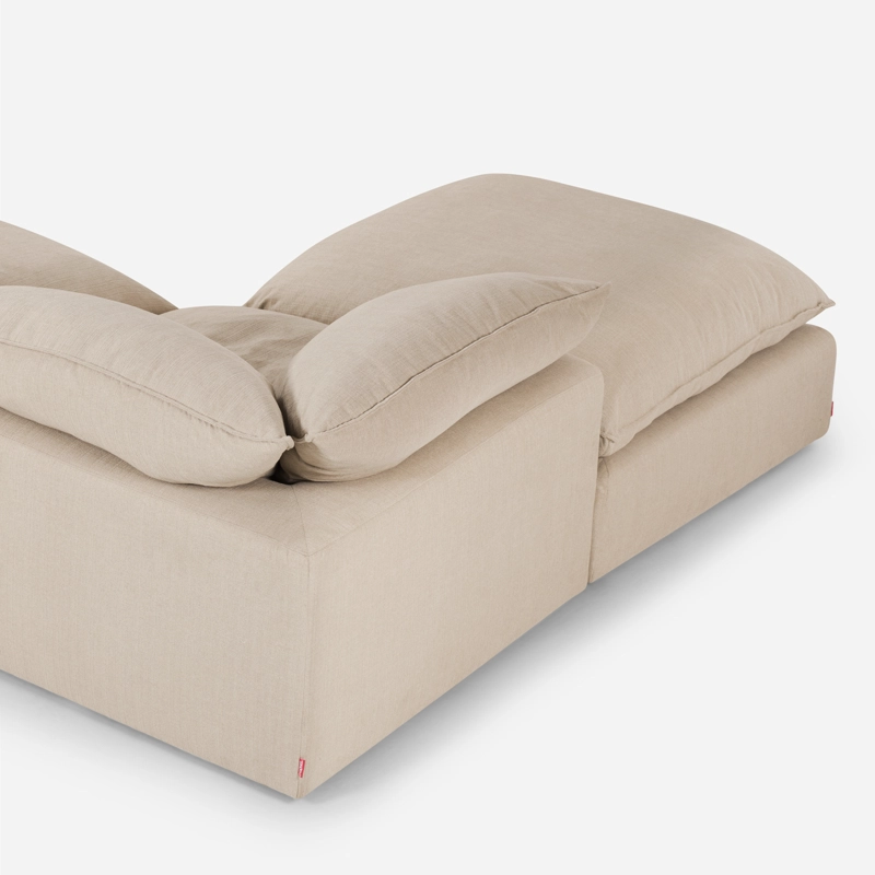 SOFÁ SECCIONAL ROSEN SHANKLIN IZQUIERDO BEIGE 4 PIEZAS - 7