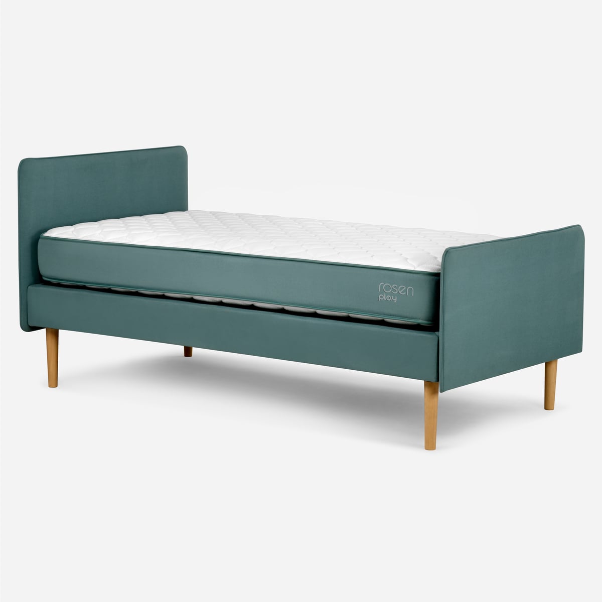 CAMA EUROPEA PLAY 1,5 PLAZAS 110 X 208 CM AGUA MARINO - 1
