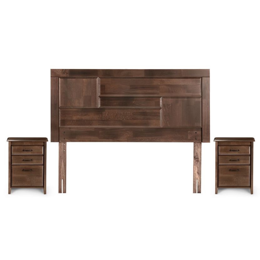 CAMA EUROPEA ROSEN CLASSIQUE+ 2 PLAZAS CON MUEBLES DOLCE - 3