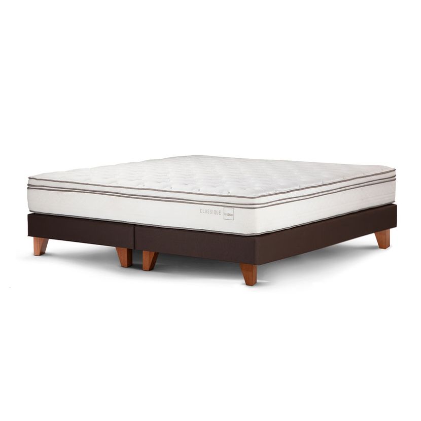 CAMA EUROPEA ROSEN CLASSIQUE+ 2 PLAZAS CON MUEBLES DOLCE - 4
