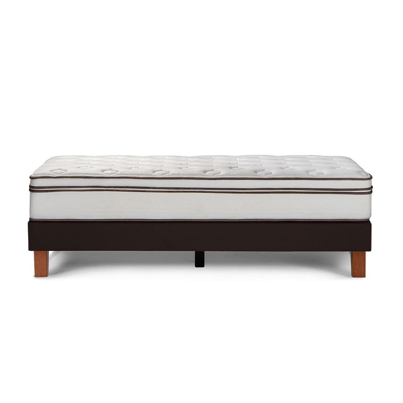 CAMA EUROPEA ROSEN CLASSIQUE+ 1.5 PLAZAS CON MUEBLES DOLCE - 3