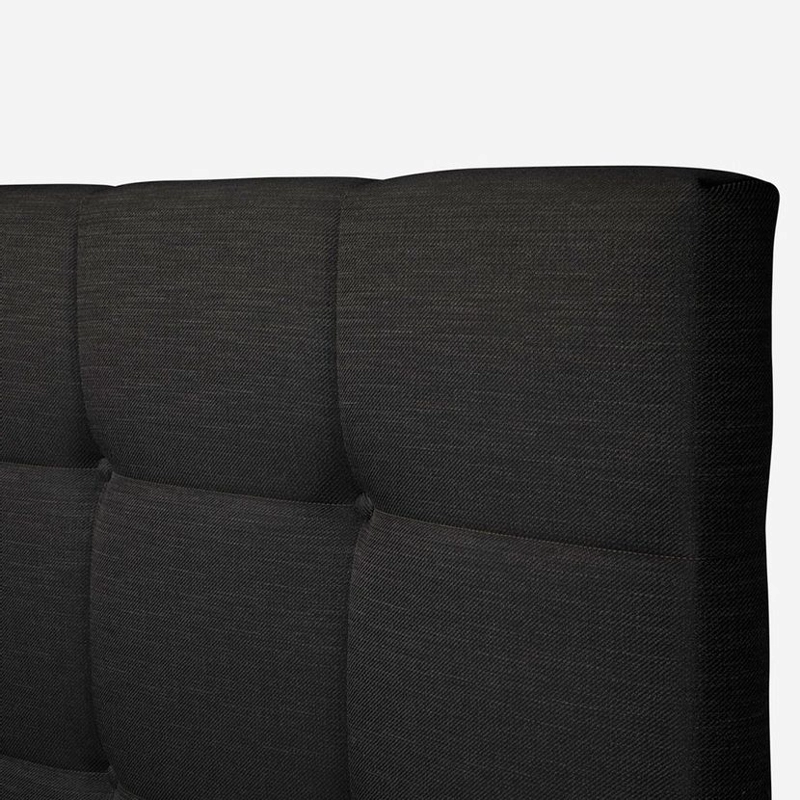 CAMA EUROPEA ROSEN CLASSIQUE+ 2 PLAZAS CON MUEBLES ISSEY GRAFITO - 3