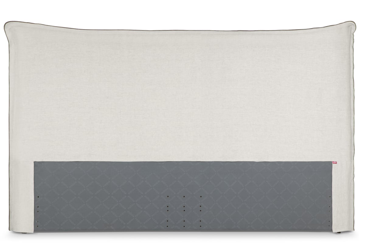 RESPALDO ROSEN HOWICK SÚPER KING MADERA TELA BEIGE CRUDO - 1