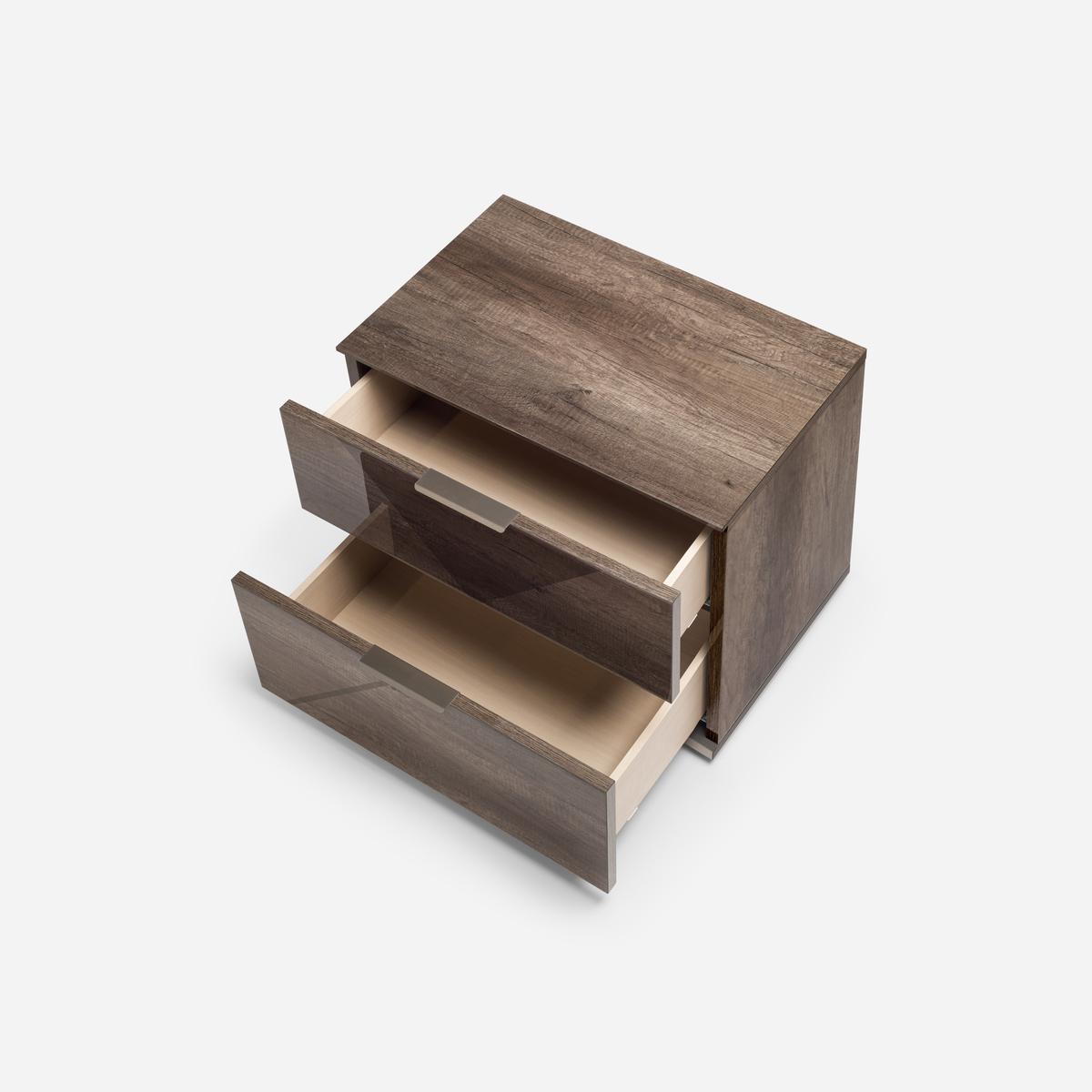 RESPALDO ROSEN 2 PLAZAS MADERA + VELADORES FOLGATE CAFÉ - 6