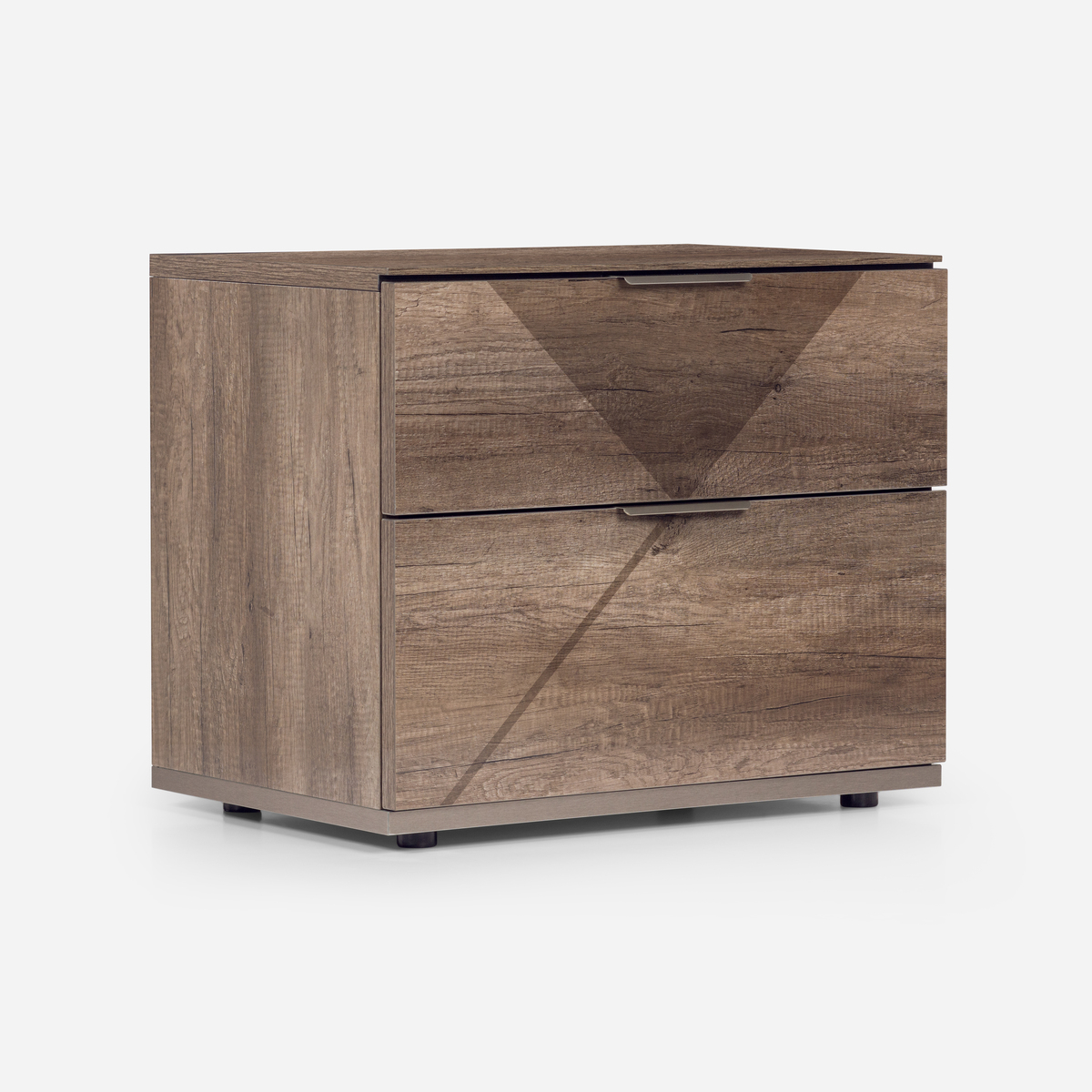 RESPALDO ROSEN 2 PLAZAS MADERA + VELADORES FOLGATE CAFÉ - 7