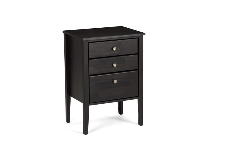 SET RESPALDO ROSEN 1.5 PLAZAS MADERA + VELADOR ISSEY GRAFITO - 4