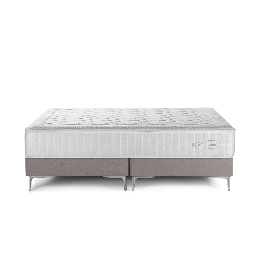 BOX SPRING ROSEN PEARL SUPER KING 200 X 200 CM BASE GRIS - 2
