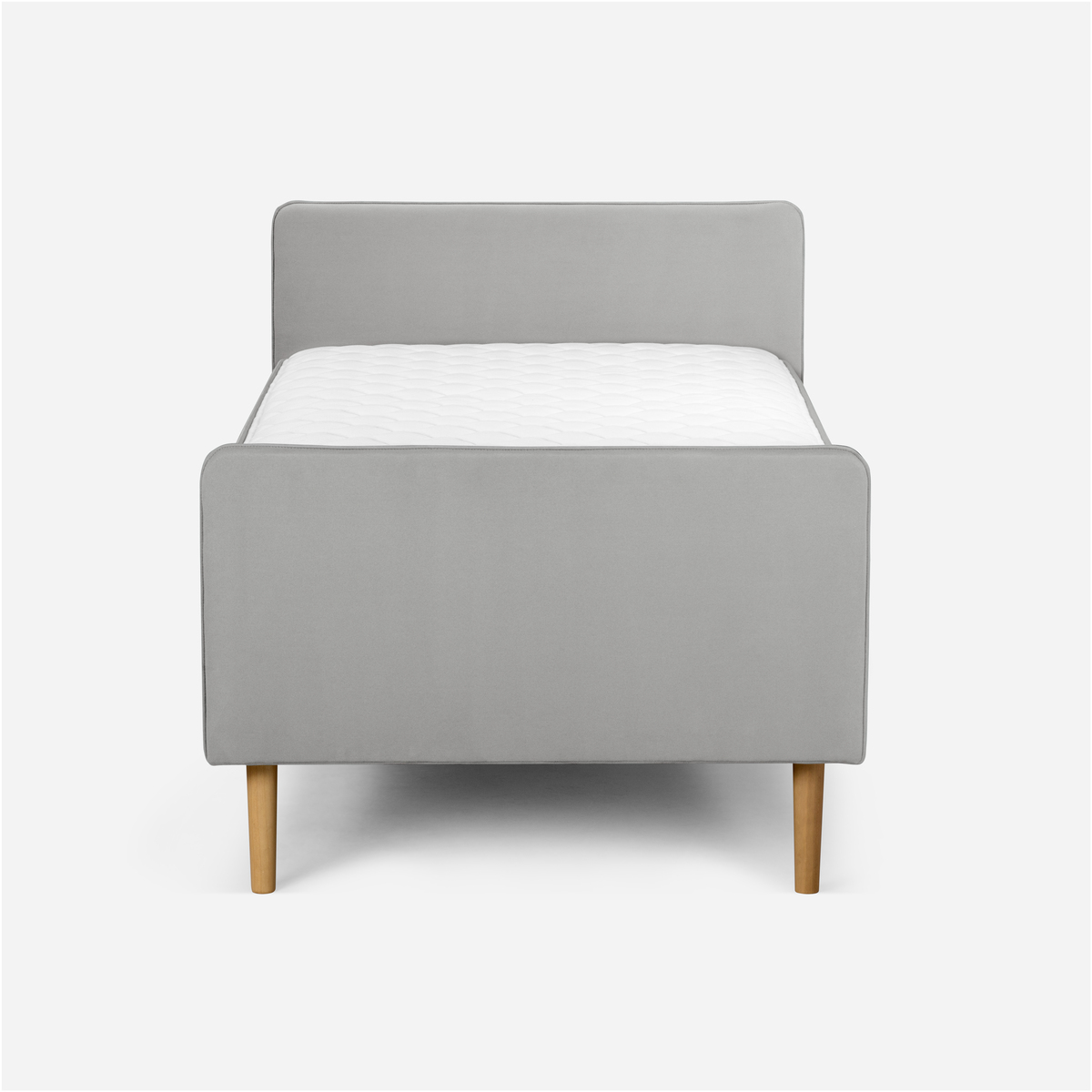 CAMA EUROPEA PLAY 1,5 PLAZAS 110 X 208 CM GRIS - 3