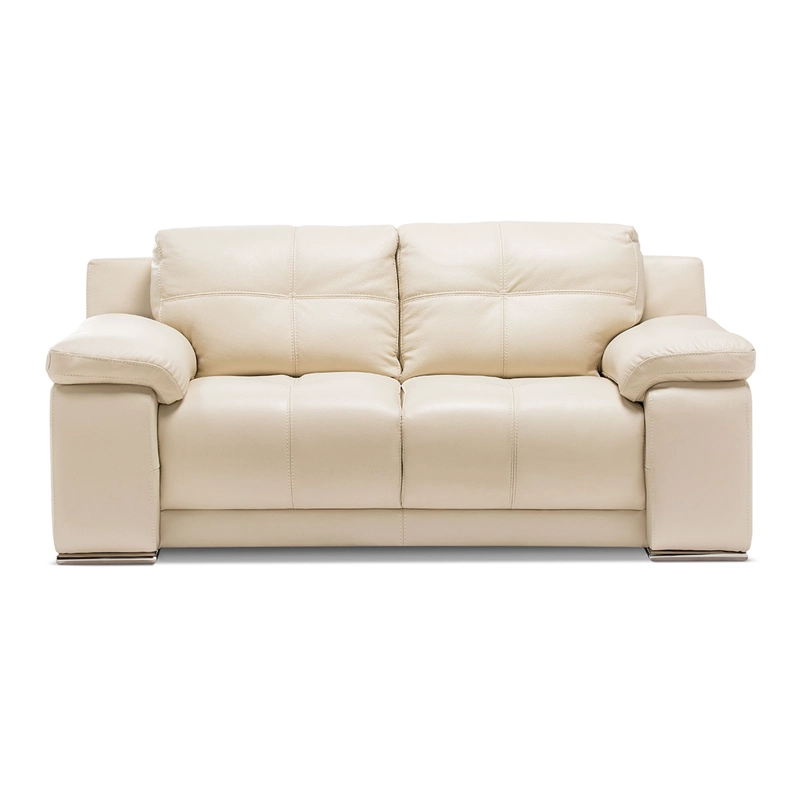 SOFÁ ROSEN 5037 2 CUERPOS CUERO BEIGE - 1