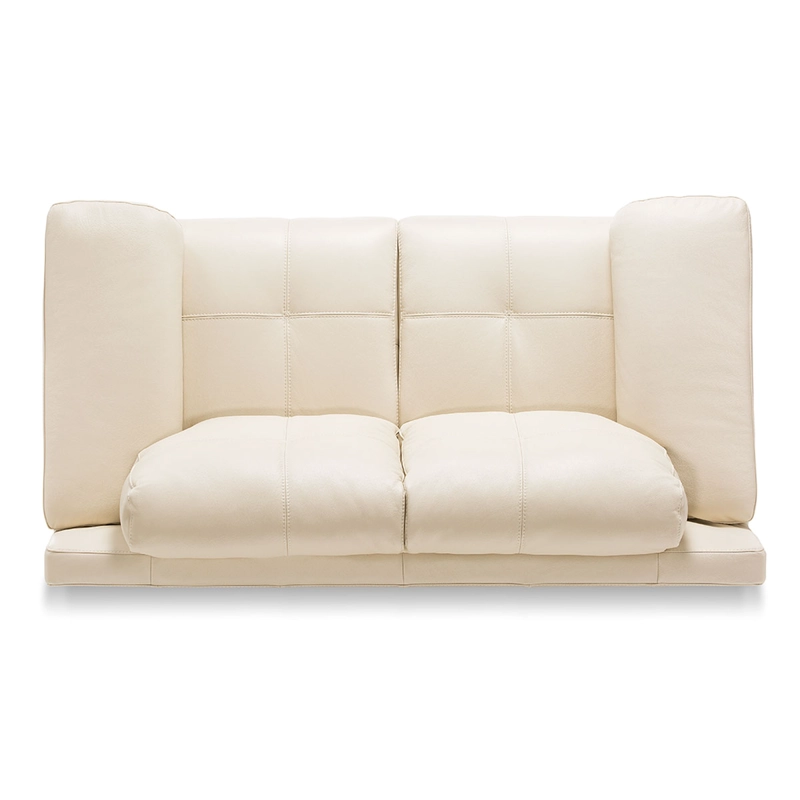 SOFÁ ROSEN 5037 2 CUERPOS CUERO BEIGE - 6
