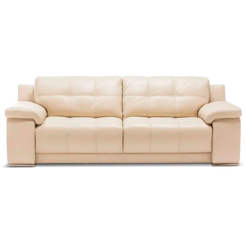 SOFÁ ROSEN 5037 3 CUERPOS CUERO BEIGE - 1