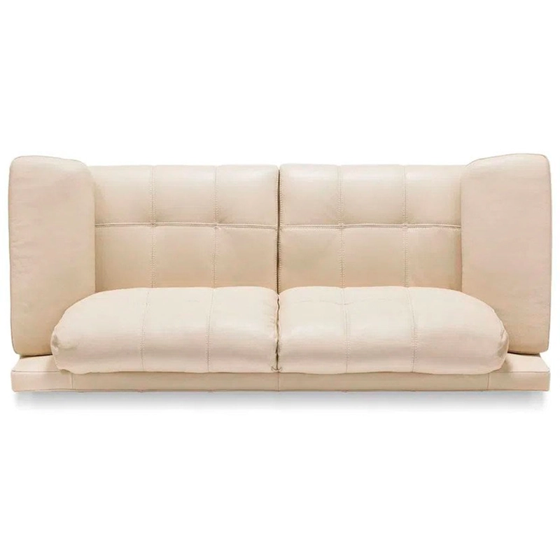 SOFÁ ROSEN 5037 3 CUERPOS CUERO BEIGE - 5