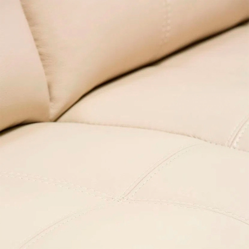 SOFÁ ROSEN 5037 3 CUERPOS CUERO BEIGE - 7