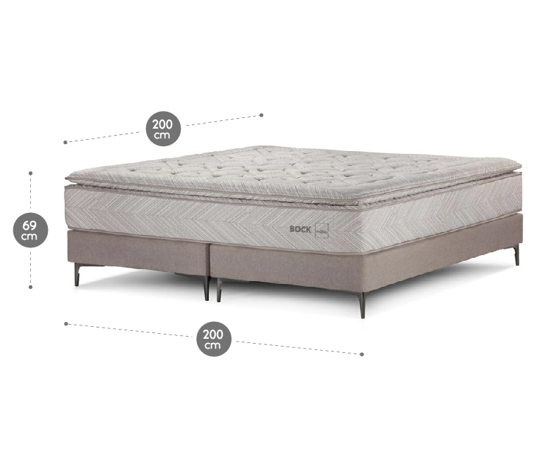 BOX SPRING ROSEN BOCK SUPER KING 200 X 200 CM - 3