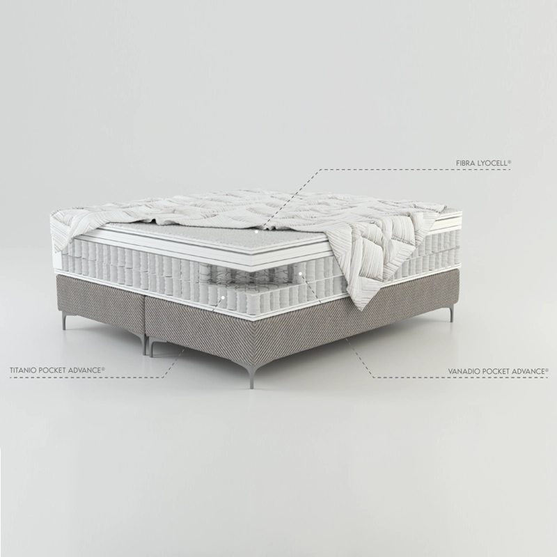 BOX SPRING ROSEN BOCK SUPER KING 200 X 200 CM - 5