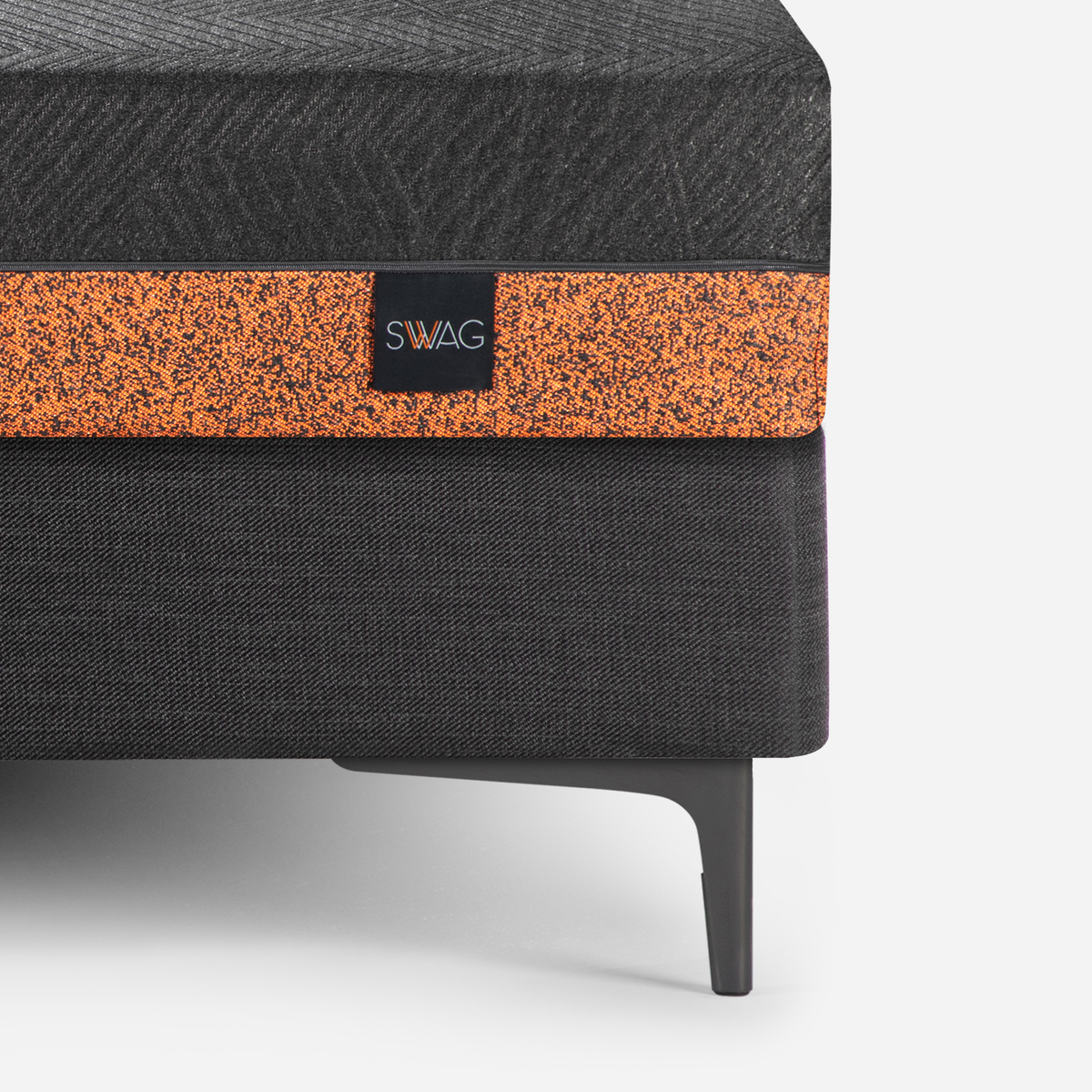 CAMA NEW SWAG PATA METALICA 2 PLAZAS B. DIVIDIDA 150X200 CM - 5