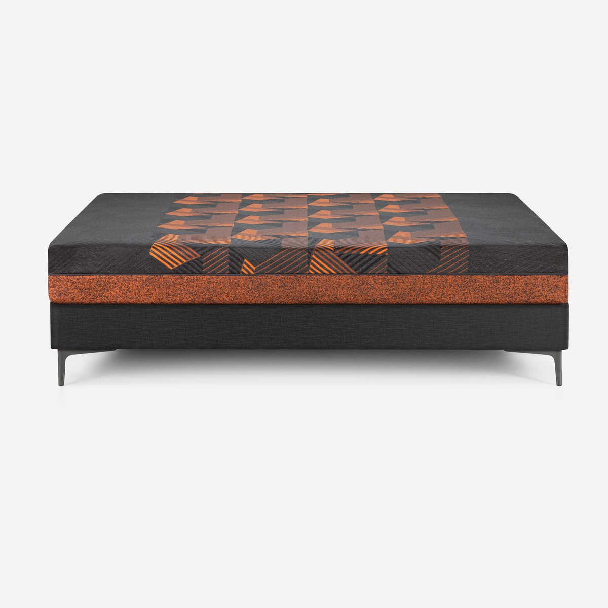 CAMA NEW SWAG PATA METALICA 2 PLAZAS B. DIVIDIDA 150X200 CM - 6