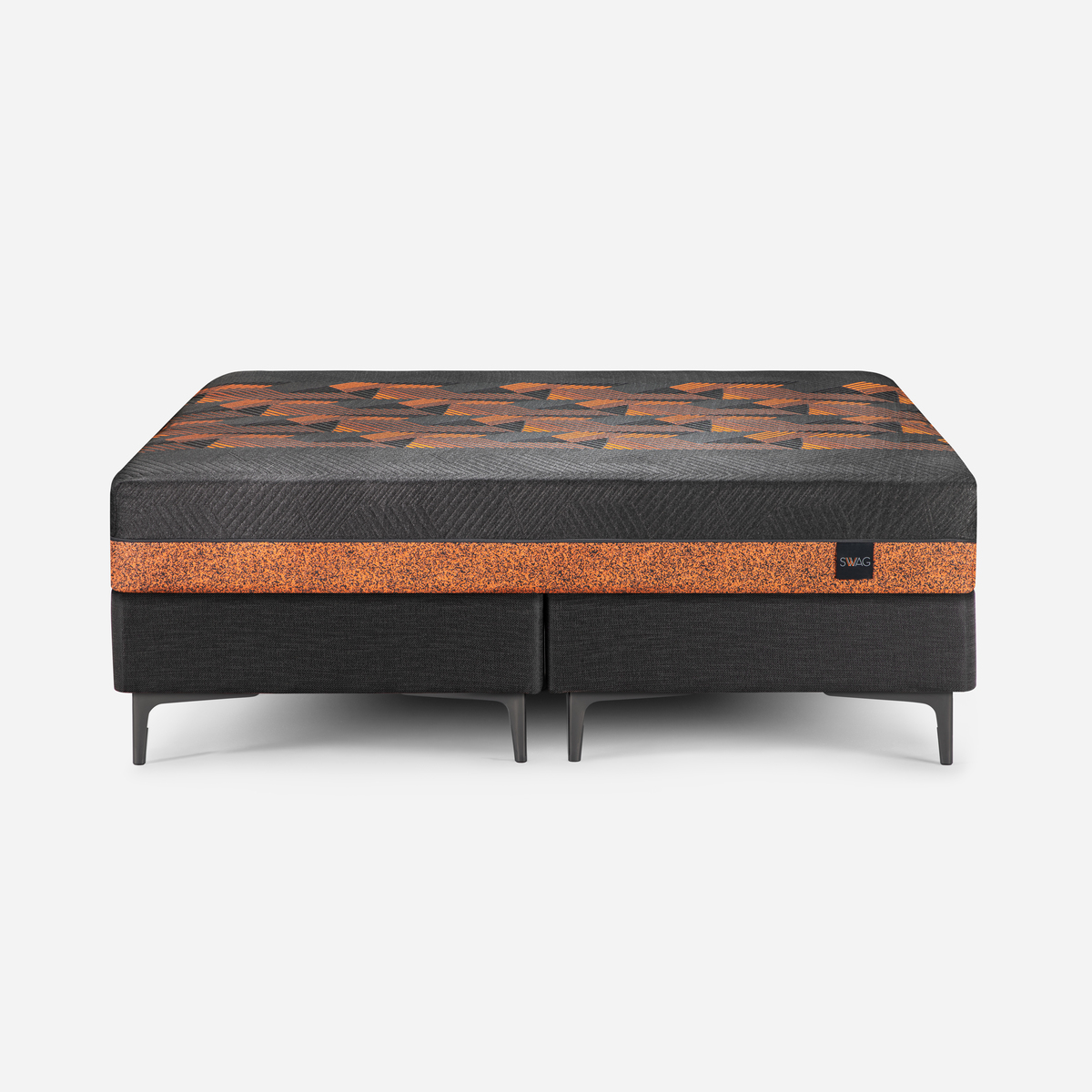 CAMA NEW SWAG PATA METALICA 2 PLAZAS B. DIVIDIDA 150X200 CM - 7