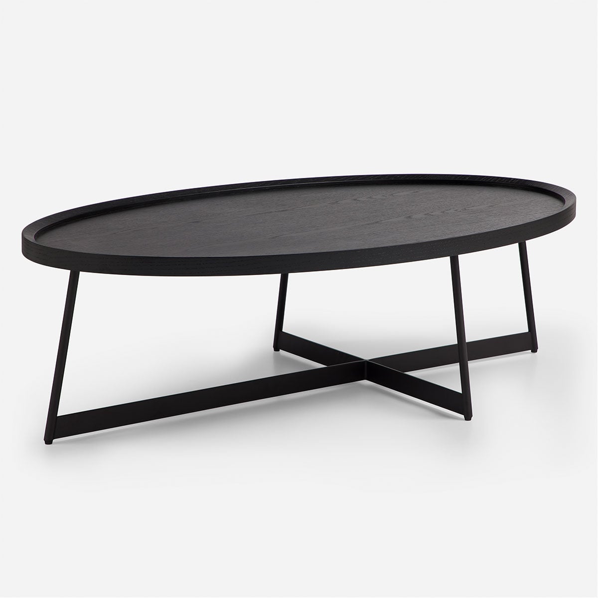 MESA CENTRO ROSEN LIBERTY 120X70 CM NEGRO MADERA - 1