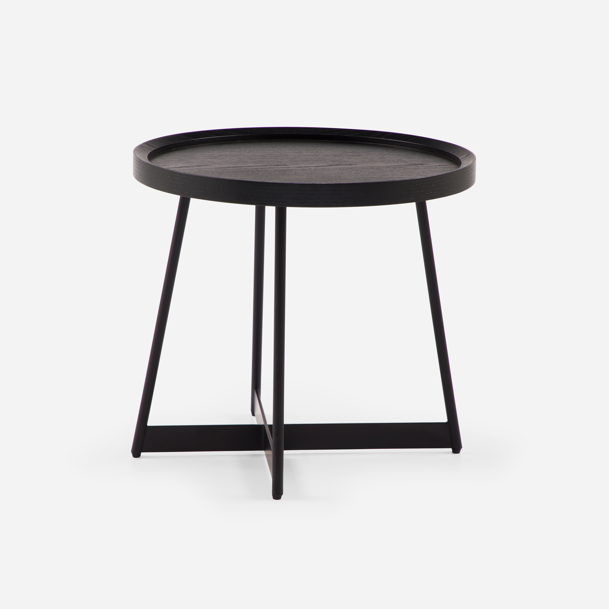 MESA LATERAL ROSEN LIBERTY 50X50 CM NEGRO - 4
