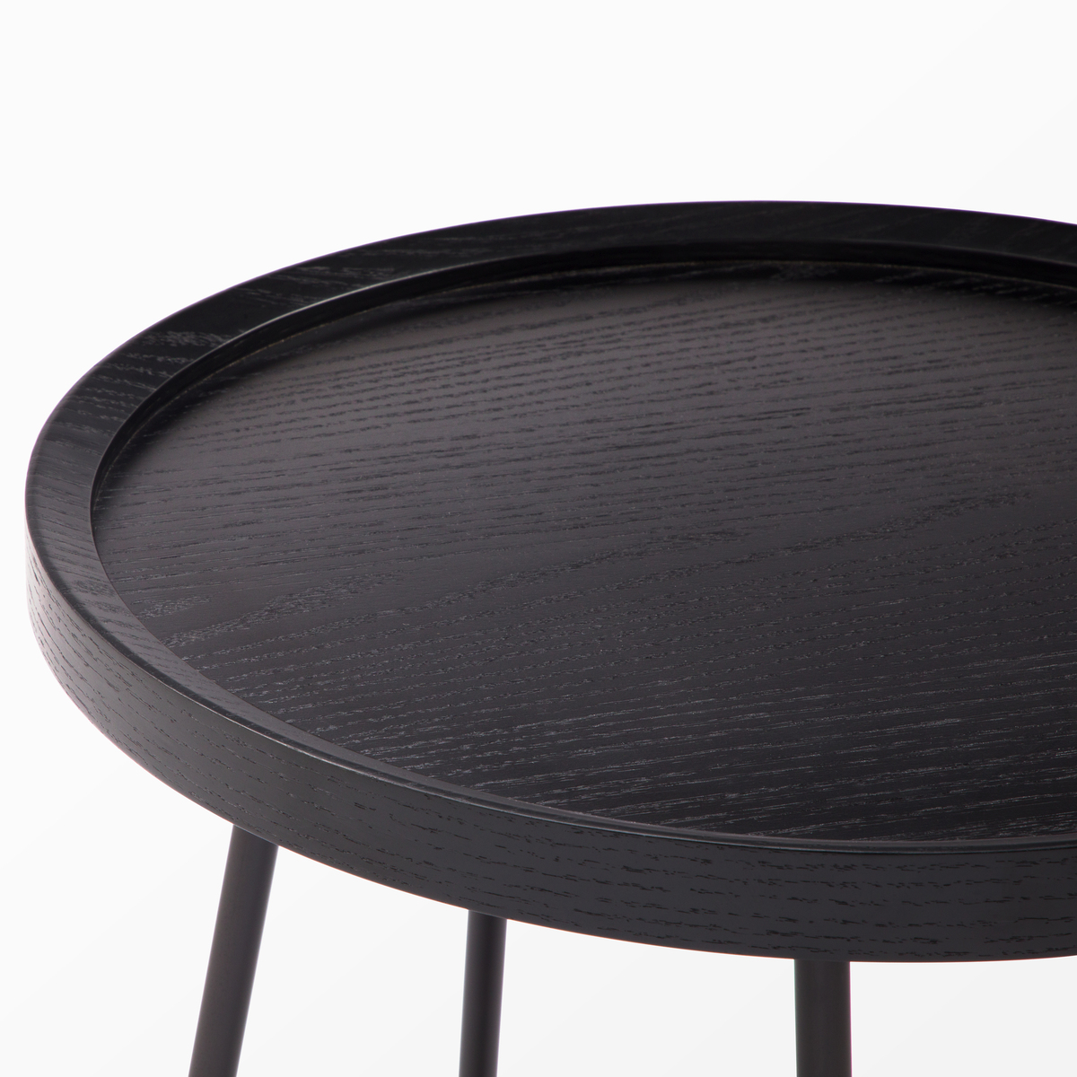 MESA LATERAL ROSEN LIBERTY 50X50 CM NEGRO - 8